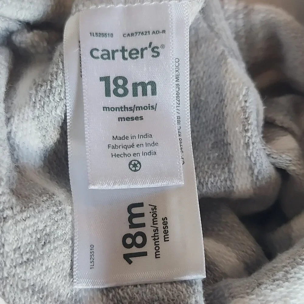 Carter's joggers Size 18 months